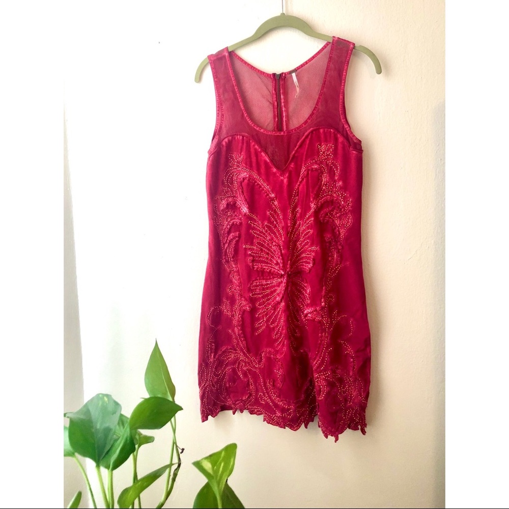 ♥️ Free People Red Dress